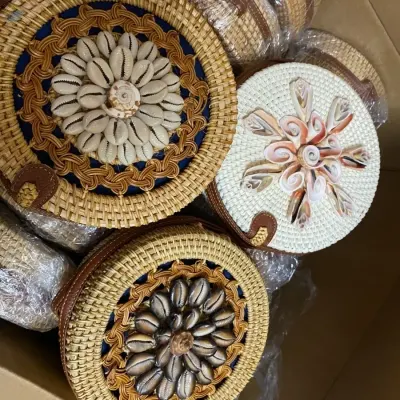 Rattan Handbag