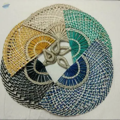 Seagrass Hand Fan by VIGI FARM PRODUCTION COMPANY LIMITED