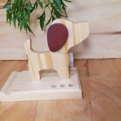 Wooden  Animal Telephone Handle