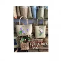 Straw Handmade Bag Basket For Women by 99 Gold Data Processing Trading Company Limited