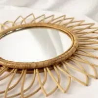 Rattan Mirror by 99 Gold Data Processing Trading Company Limited