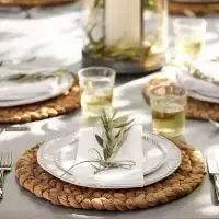 High Quality Placemat Water Hyacinth Handmade by 99 Gold Data Processing Trading Company Limited