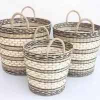 Water hyacinth/ Sea Grass Basket by 99 Gold Data Processing Trading Company Limited