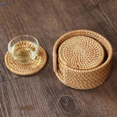 Round Rattan Placemat by 99 Gold Data Processing Trading Company Limited