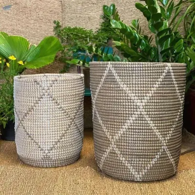 Seagrass Belly Basket In Vietnam by 99 Gold Data Processing Trading Company Limited