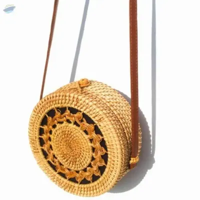 Rattan Handbag by 99 Gold Data Processing Trading Company Limited