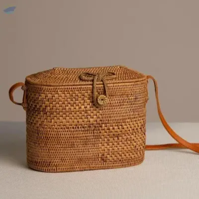 Rattan Straw Bag by 99 Gold Data Processing Trading Company Limited