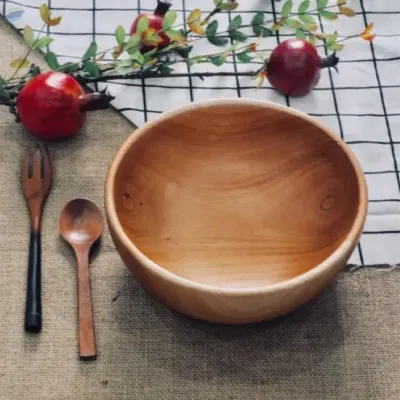 Wooden Bowl by 99 Gold Data Processing Trading Company Limited