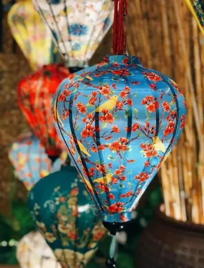 Decorative Outdoor Bamboo Silk Lanterns by 99 Gold Data Processing Trading Company Limited
