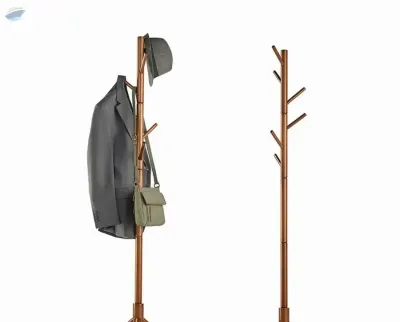 Natural Bamboo Coat Rack by 99 Gold Data Processing Trading Company Limited