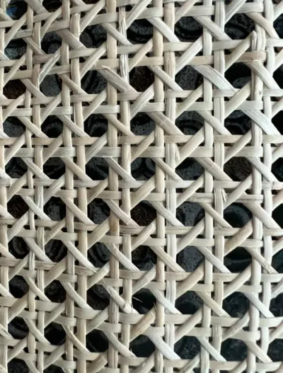 Semi Bleached Rattan Webbing Cane
