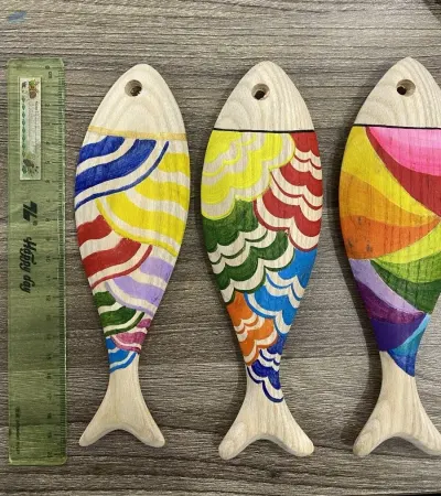 Wooden Fish For Creative Decor by 99 Gold Data Processing Trading Company Limited