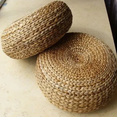 Sustainable Water Hyacinth Pouf Cushion by 99 Gold Data Processing Trading Company Limited