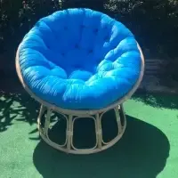 Rattan Papasan Chair With Cushion (pita) by 99 Gold Data Processing Trading Company Limited