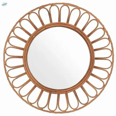 Wicker Rattan Mirror for Decoration by 99 Gold Data Processing Trading Company Limited