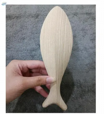 Wooden Hand-Carved Fish by 99 Gold Data Processing Trading Company Limited