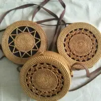 Rattan Handbag/ Round Rattan Bag by 99 Gold Data Processing Trading Company Limited