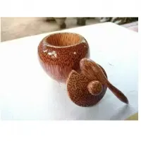 Coconut Wood Spice Jars by 99 Gold Data Processing Trading Company Limited