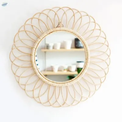 Rattan Mirror High Quality Good Price by 99 Gold Data Processing Trading Company Limited