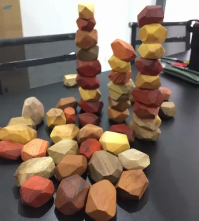 Tumi Ishi Wooden Balance Blocks by 99 Gold Data Processing Trading Company Limited