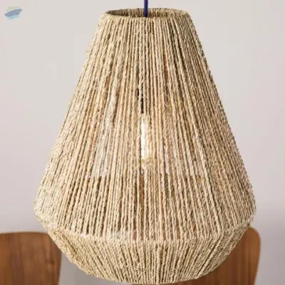 Decorative Seagrass Straw Lampshade