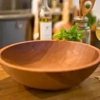 Wooden Bowl Natural Color by 99 Gold Data Processing Trading Company Limited