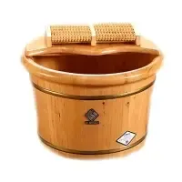 Wooden Foot Bath Bucket by 99 Gold Data Processing Trading Company Limited