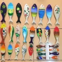 Wooden Fish Hanging Wall For Decor by 99 Gold Data Processing Trading Company Limited