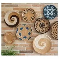 Seagrass Plate For Hanging Decor Wall by 99 Gold Data Processing Trading Company Limited