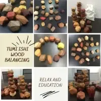 Set 16 pcs Tumi Ishi Wood Balancing by 99 Gold Data Processing Trading Company Limited