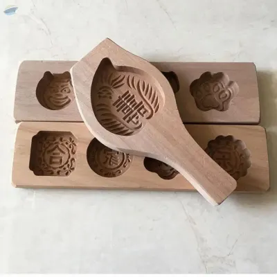 Wooden Moon Cake Mold by 99 Gold Data Processing Trading Company Limited