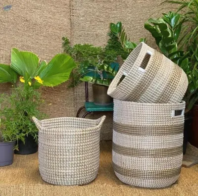 Seagrass Basket Best Price by 99 Gold Data Processing Trading Company Limited