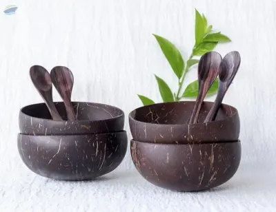 Hancrafted Coconut Shell Bowl by 99 Gold Data Processing Trading Company Limited