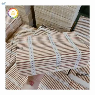Bamboo Jewelry Storage Boxes Holder Gift