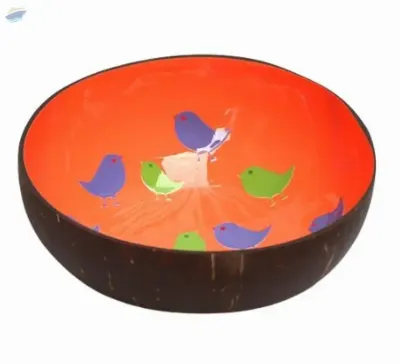 Coconut Lacquered Shell Bowl by 99 Gold Data Processing Trading Company Limited