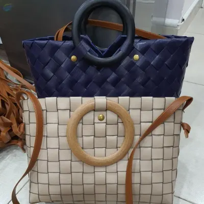 Handwoven Plastic Bag For Summer by 99 Gold Data Processing Trading Company Limited