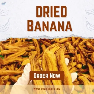 Dried Soft Banana by 99 Gold Data Processing Trading Company Limited