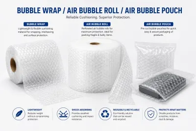 Inflatable packaging bag for LCD by Jiangsu Intpkg Packing Products Co., Ltd.