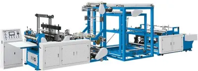 2-line heat-sealing cutting bag-making machine by Heilongjiang Xinyuanda International Trade Co.Ltd
