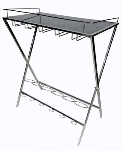 Wicker Cane 4 Bar Stool and Bar Table by Jagaran Enterprise