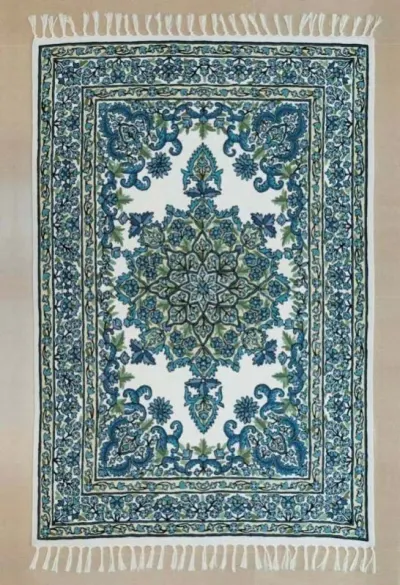 Chain stitch rugs by Mir Handicrafts