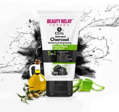 Active Charcoal Face Mask & Face Scrub by Earthinspired Communities Pvt. Ltd.