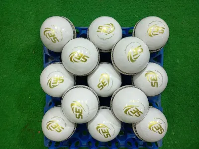 Cricket Practice String Balls Leather by Crimson International