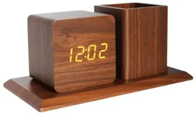 Digital LCD Display Clock by Ajanta LLP