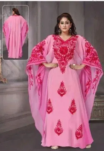 Emerald Tribal Fusion Kaftan by Gajiwala Export