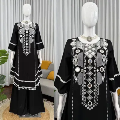 Embroidered Kaftan Style Farasha by Gajiwala Export