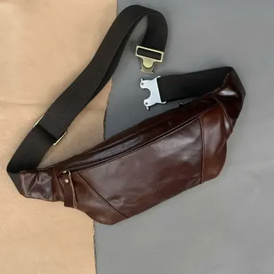 Leather Cross Body Sling Bag by Apex International