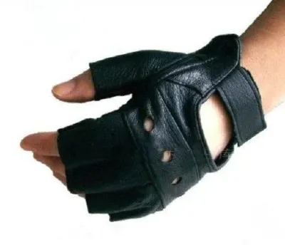 Unisex Real Leather Motorcycle Gloves Custom Logo Half Finger New Design Goat Skin Car Driving Glove Winter Reasonable Prices by Raulam International