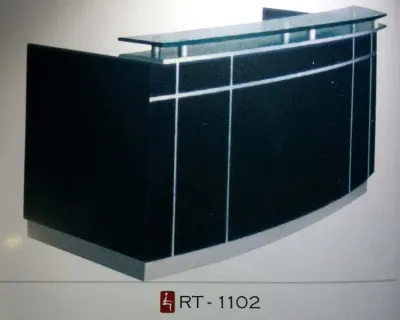 Special design solid surface reception top by Guangzhou Worldstone Building Material Co., Ltd.