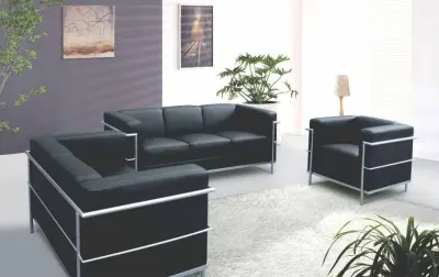 Leather sofa by Lx Furniture Co., Ltd